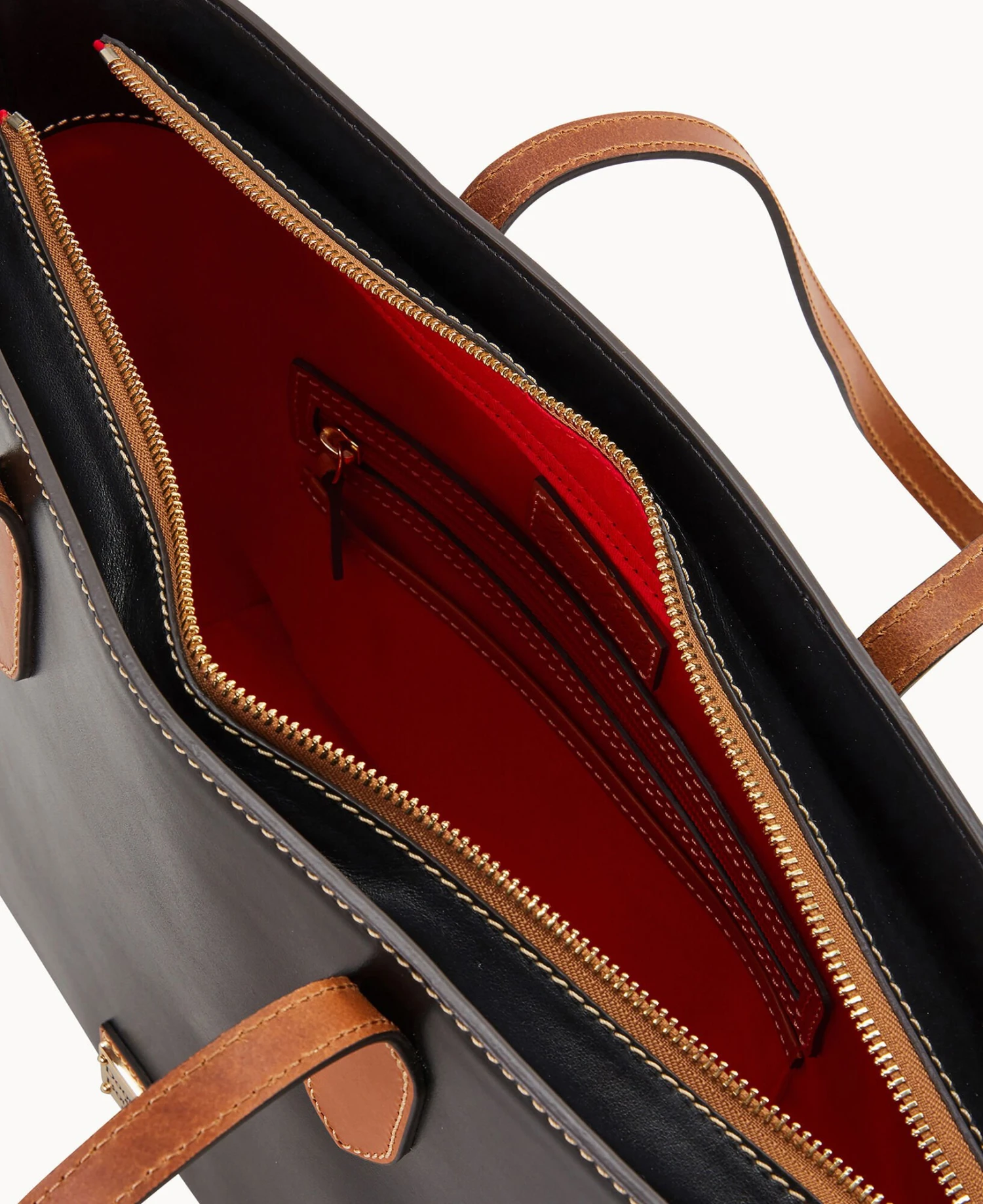 Wexford Leather Tote Black 8 Wexford Leather Tote Black - Image 8