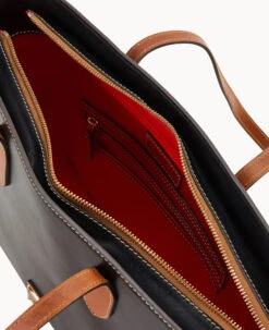 Wexford Leather Tote Black 16 Wexford Leather Tote Black -Dooney & Bourke B2320G JKBLPANA ALT2
