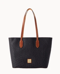 Ostrich Tote Black -Dooney & Bourke B2320G OTBLPAKR 2