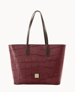 Denison Large Tote Bordeaux -Dooney & Bourke B2321G 8DBXPABM 2