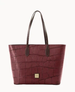Denison Large Tote Bordeaux