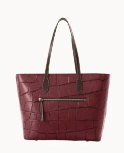 Denison Large Tote Bordeaux -Dooney & Bourke B2321G 8DBXPABM ALT3 1