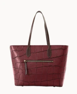 Denison Large Tote Bordeaux -Dooney & Bourke B2321G 8DBXPABM ALT3