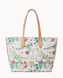 Botanical Collection Large Tote White -Dooney & Bourke B2321G BZWHSVNA 2