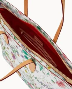 Botanical Collection Large Tote White -Dooney & Bourke B2321G BZWHSVNA ALT2 1