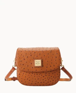 Ostrich Saddle Bag Sand -Dooney & Bourke B2323G OTCAPAKR
