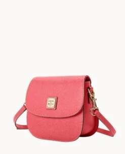 Saffiano Saddle Bag Bubble Gum -Dooney & Bourke B2323G SIBZSIBZ ALT1 1