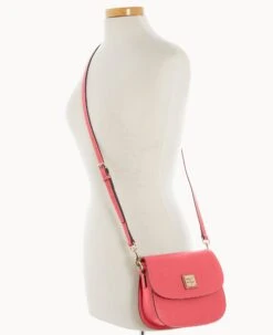 Saffiano Saddle Bag Bubble Gum -Dooney & Bourke B2323G SIBZSIBZ ALT4 1