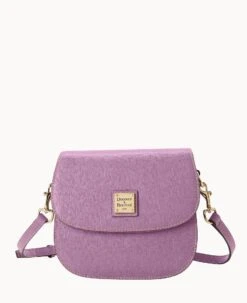 Saffiano Saddle Bag Bubble Gum -Dooney & Bourke B2323G SILUSILU