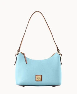 Pebble Grain Baguette Caribbean Blue