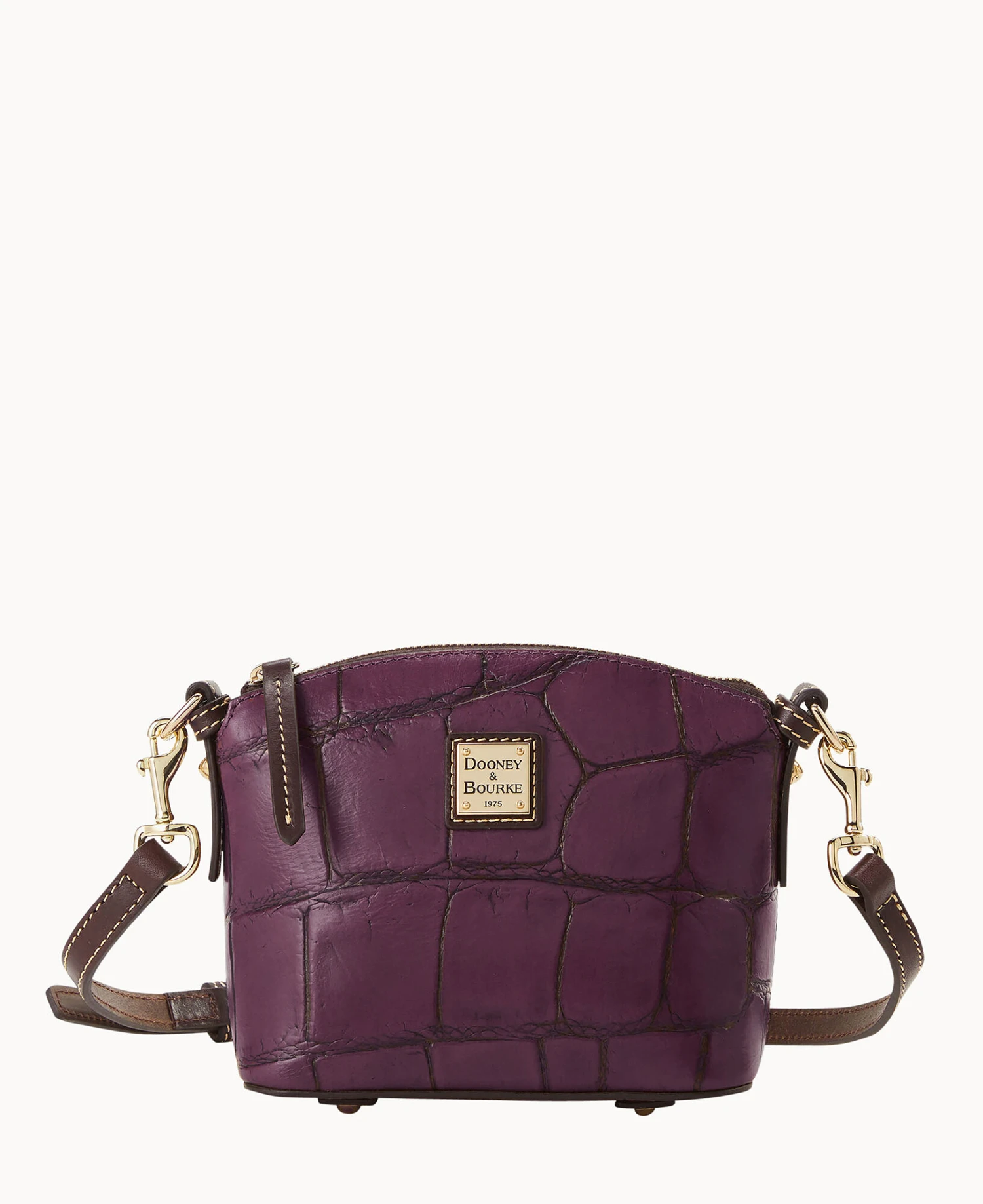 Denison Mini Domed Crossbody Bordeaux 15 Denison Mini Domed Crossbody Bordeaux - Image 15