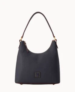 Florentine Hobo Black Black 34 Florentine Hobo Black Black -Dooney & Bourke B2326D SCNVSCNV