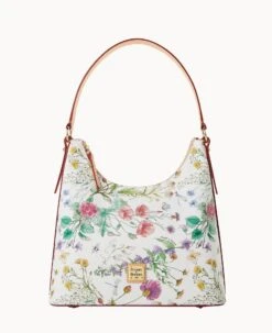 Botanical Collection Hobo White 16 Botanical Collection Hobo White -Dooney & Bourke B2326G BZWHSVNA 1