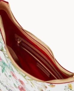 Botanical Collection Hobo White 18 Botanical Collection Hobo White -Dooney & Bourke B2326G BZWHSVNA ALT2 1