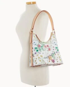 Botanical Collection Hobo White 20 Botanical Collection Hobo White -Dooney & Bourke B2326G BZWHSVNA ALT4 1