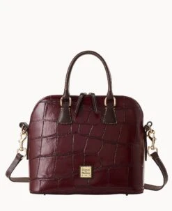 Denison Satchel Bordeaux -Dooney & Bourke B2329G 8DBXPABM 1