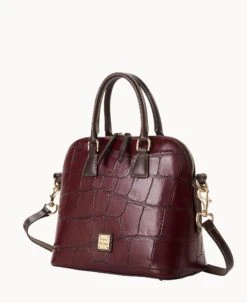 Denison Satchel Bordeaux -Dooney & Bourke B2329G 8DBXPABM ALT1 1