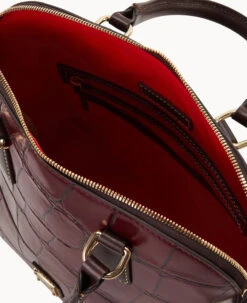 Denison Satchel Bordeaux -Dooney & Bourke B2329G 8DBXPABM ALT2