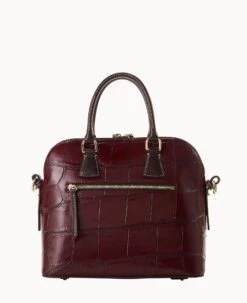 Denison Satchel Bordeaux -Dooney & Bourke B2329G 8DBXPABM ALT3 1