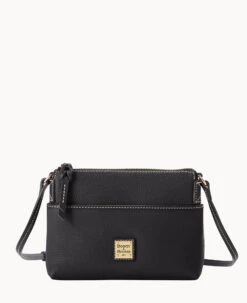 Pebble Grain Katie Crossbody Black 30 Pebble Grain Katie Crossbody Black -Dooney & Bourke B2340G AWBLPABL
