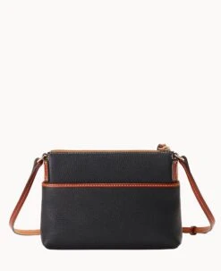 Pebble Grain Katie Crossbody Black 28 Pebble Grain Katie Crossbody Black -Dooney & Bourke B2340G AWBLPATN ALT3 1