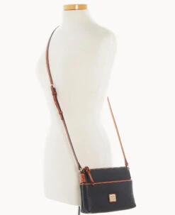 Pebble Grain Katie Crossbody Black 24 Pebble Grain Katie Crossbody Black -Dooney & Bourke B2340G AWBLPATN ALT4