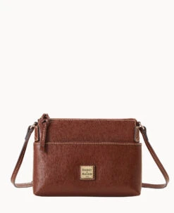 Saffiano Katie Crossbody Amber -Dooney & Bourke B2340G SIARSIAR 2