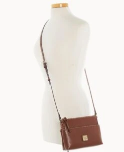 Saffiano Katie Crossbody Amber -Dooney & Bourke B2340G SIARSIAR ALT4 1