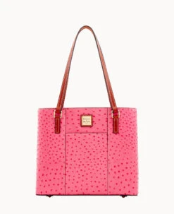 Ostrich Small Lexington Plum Wine -Dooney & Bourke B2342G OTHPPATN