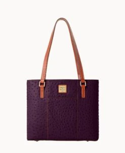 Ostrich Small Lexington Plum Wine -Dooney & Bourke B2342G OTXPPATN 1