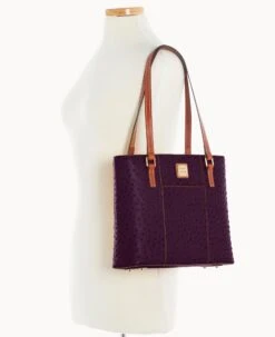 Ostrich Small Lexington Plum Wine -Dooney & Bourke B2342G OTXPPATN ALT4 1