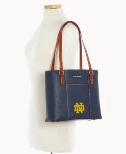 Collegiate University Of Notre Dame Small Lexington Notre Dame 16 Collegiate University Of Notre Dame Small Lexington Notre Dame -Dooney & Bourke B2342H AWNVPATNNTRE ALT4 1