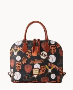 MLB Giants Zip Zip Satchel GIANTS 22 MLB Giants Zip Zip Satchel GIANTS -Dooney & Bourke B2343G QUBLPATNGINT