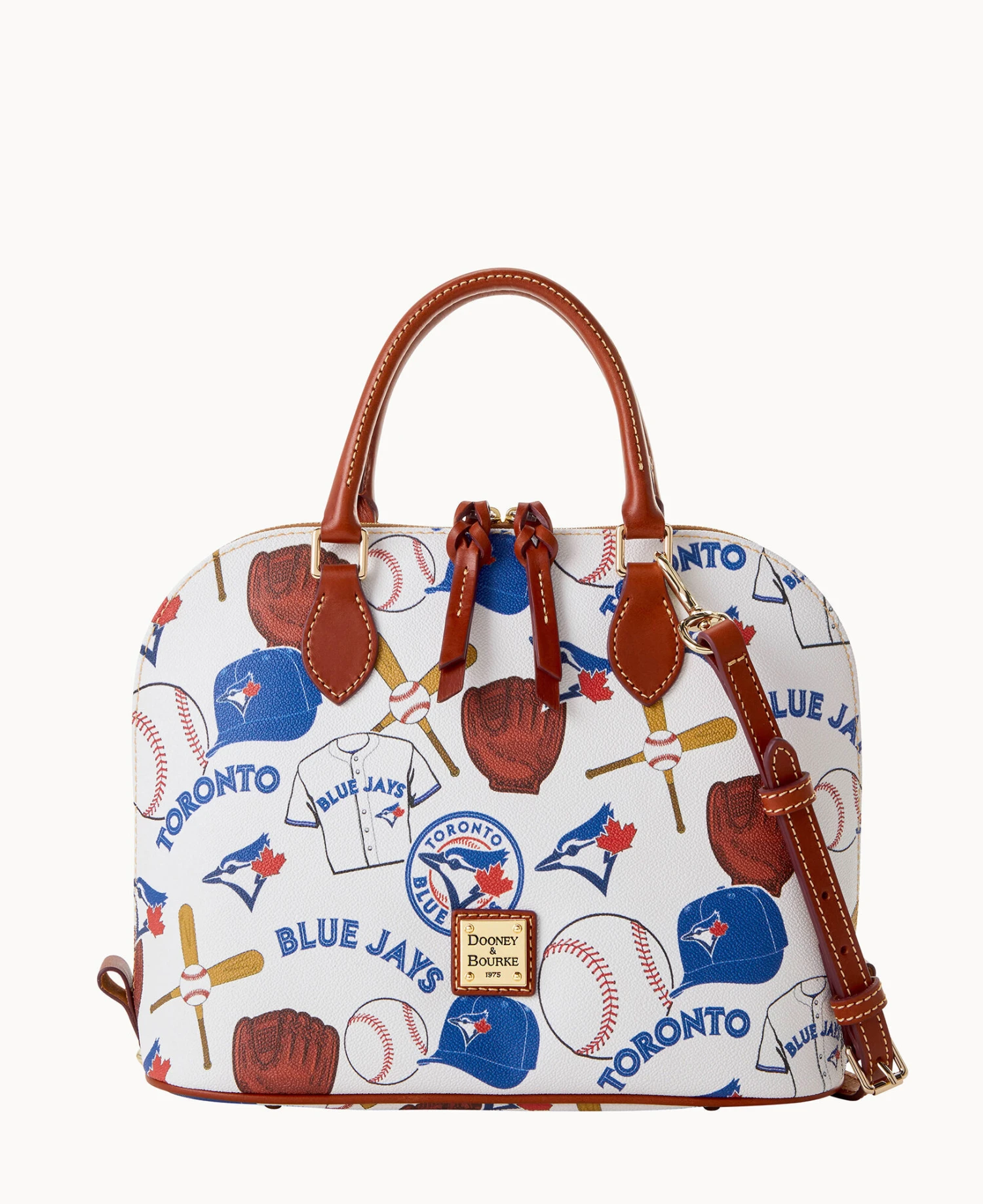 MLB Blue Jays Zip Zip Satchel BLUE JAYS 1 MLB Blue Jays Zip Zip Satchel BLUE JAYS