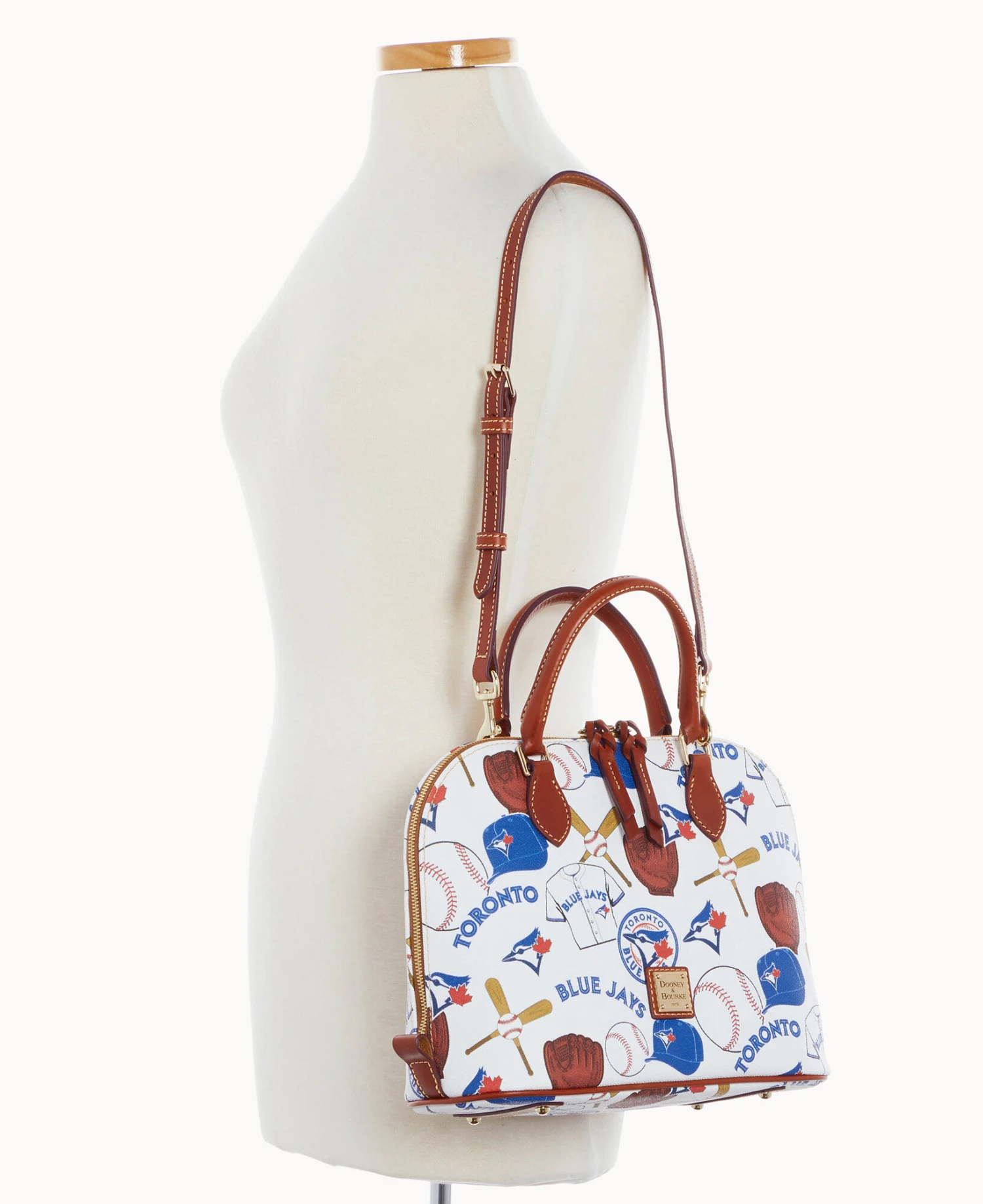 MLB Blue Jays Zip Zip Satchel BLUE JAYS 4 MLB Blue Jays Zip Zip Satchel BLUE JAYS - Image 4