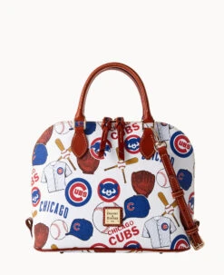 MLB Cubs Zip Zip Satchel CUBS
