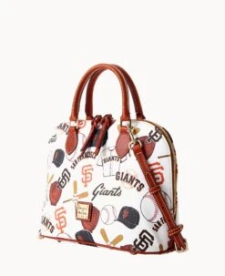 MLB Giants Zip Zip Satchel GIANTS 19 MLB Giants Zip Zip Satchel GIANTS -Dooney & Bourke B2343G QUMWPATNGINT ALT1 1