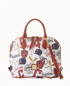 MLB Guardians Zip Zip Satchel GUARDIANS -Dooney & Bourke B2343G QUMWPATNGUAR 1