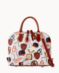 MLB Orioles Zip Zip Satchel ORIOLES