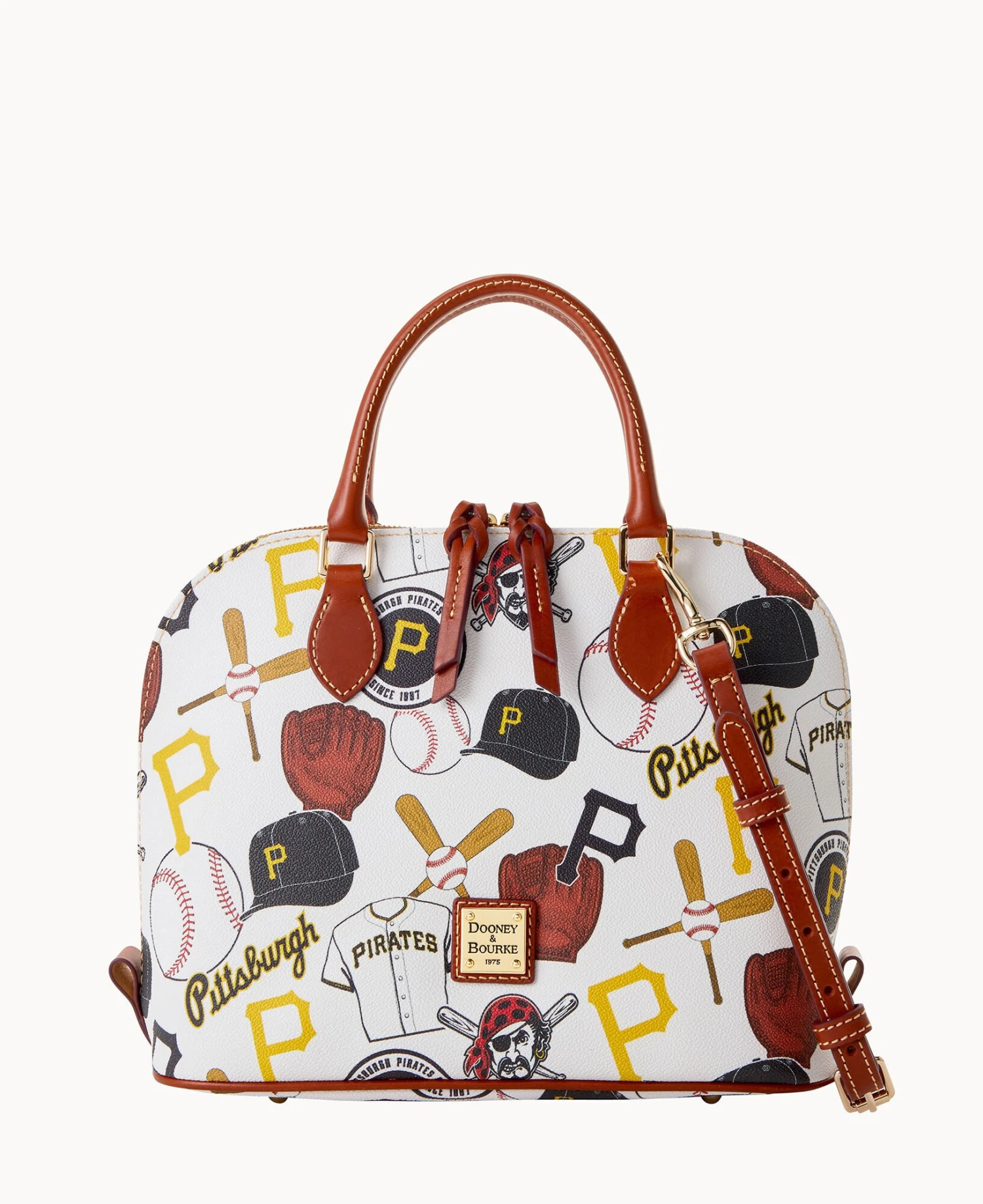 MLB Pirates Zip Zip Satchel PIRATES 5 MLB Pirates Zip Zip Satchel PIRATES - Image 5