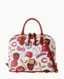 MLB Reds Zip Zip Satchel REDS