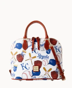MLB Royals Zip Zip Satchel ROYALS 19 MLB Royals Zip Zip Satchel ROYALS -Dooney & Bourke B2343G QUMWPATNRYLS 2