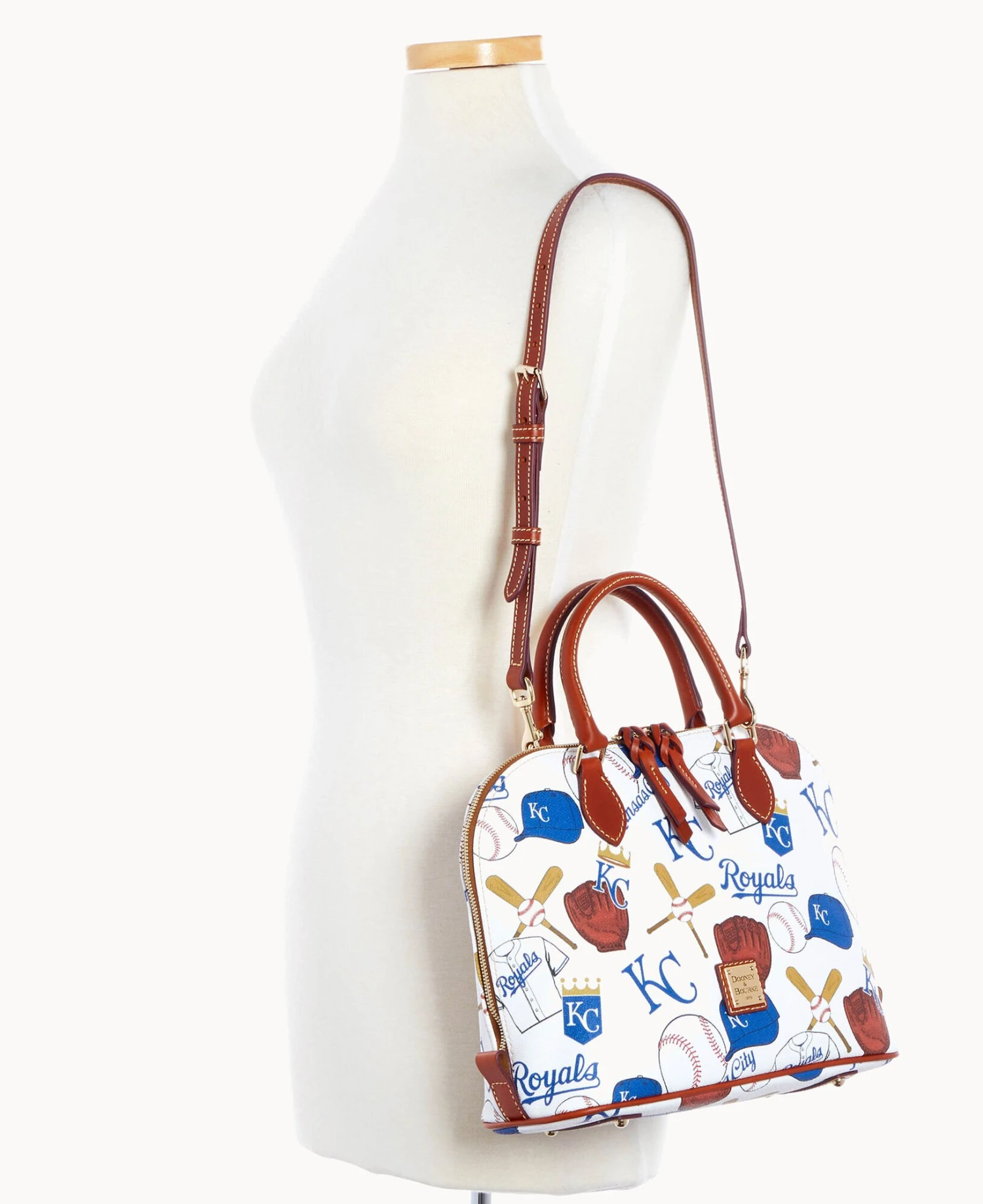MLB Royals Zip Zip Satchel ROYALS 8 MLB Royals Zip Zip Satchel ROYALS - Image 8