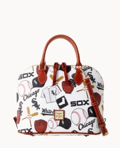 MLB White Sox Zip Zip Satchel WHITE SOX