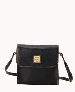 Saffiano Letter Carrier Black -Dooney & Bourke B2345G SIBLSIBL 1