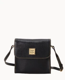 Saffiano Letter Carrier Black