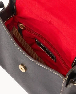 Saffiano Letter Carrier Black -Dooney & Bourke B2345G SIBLSIBL ALT2