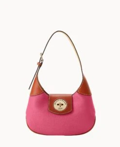 Pebble Turnlock Hobo 26 Hot Pink -Dooney & Bourke B2378G 9PHPPATN 1