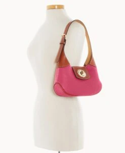Pebble Turnlock Hobo 26 Hot Pink -Dooney & Bourke B2378G 9PHPPATN ALT4 1
