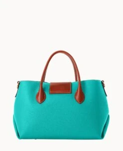 Pebble Turnlock Handle Tote 30 Spearmint -Dooney & Bourke B2382G 9PSPPATN ALT3 1